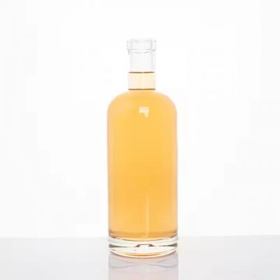 750ml Bottle Glass Factory Custom Capacity Color Label logo Glass Bottle Supplier Premium Glass Empty Bottle for Whiskey
