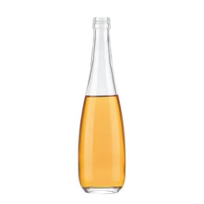 Stocked Empty Premium Mineral Beer Soda Beverage Juice Glass Bottle with Aluminum Cap