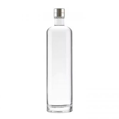 Factory Price 250ml 500ml 750ml 1000ml Glass Bottle Clear Whiskey Vodka Brandy Glass Bottle
