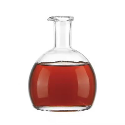 Custom Size 750ml Empty Liquor Bottles Sale Vodka Wine Brandy Whiskey Hand Made Glass Bottle