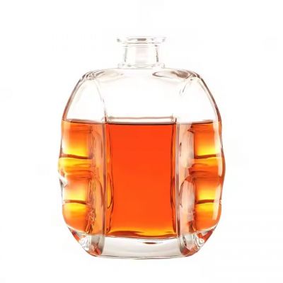 Wholesale Manufacture Supplier Large Bottle Empty Vodka Liquor Gin Rum Tequila Whisky Brandy Spirit Liquor 700 ml Glass Bottle