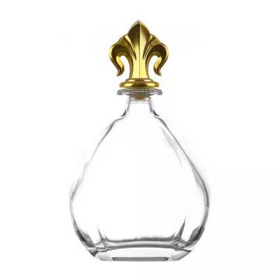 Customization 750ml Glass Bottle for Vodka Brandy Whiskey Glass Bottles Wine for Glass Bottles Custom