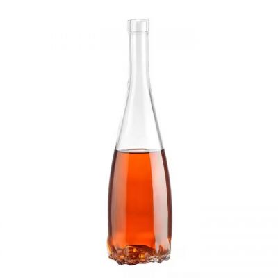 High Flint Wine Liquor Glass Small Bottles Glass for Wine Vodka Liquor 500ml with Cork Caps