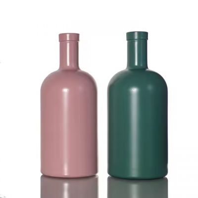 750ml Spirit Bottle Glass Whiskey 700ml Wholesale Round Vodka Nordic Bottle with Cap