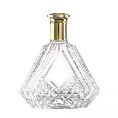 Whisky Gin Rum Vodka and Tequila Bottle with Cork Seal for Brandy Glass