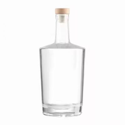 Frosted Glass Bottle for Rum Tequila Wine Brandy Energy Drinks-250ml 500ml 750ml Sizes Cork Stopper Seal 700ml Option Available