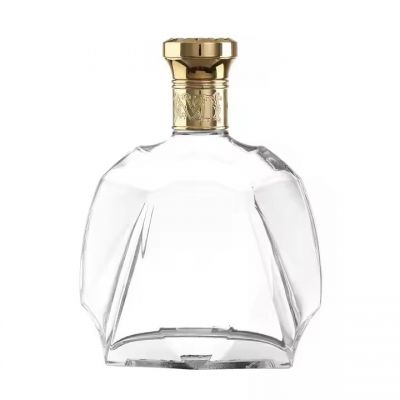 Wholesale 750mlGlass Bottles with Cork for Tequila and Brandy Clearance