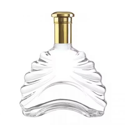 Luxury European VSOP Brandy Glass Bottle High Quality Custom Packaging for Alcoholic Beverages Cork Sealing