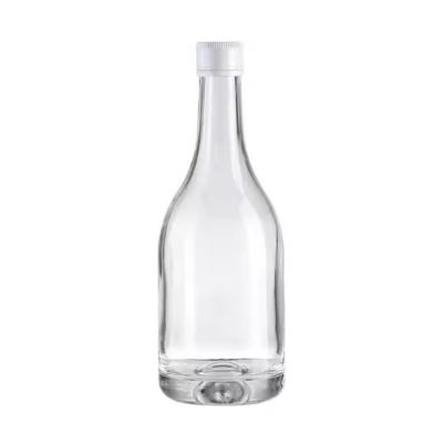 Liquor Gin Vodka Brandy Whisky Glass Bottle Heavy Base High Flint Beverage Liquor Wine Glass Bottles