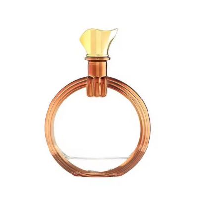 Luxury 375ml 750ml Empty Gold Painted Screw Glass Bottles for Gin Vodka Beverages Liqueurs Color Spray Frost Finish cap