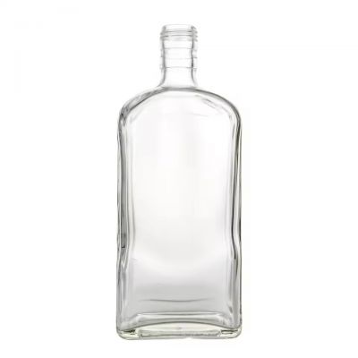 Factory Price Oblong Shaped Fancy Spirit Whisky Whiskey Vodka Liquor Bottle 700 ml Glass Bottle for Liquor Juice Water