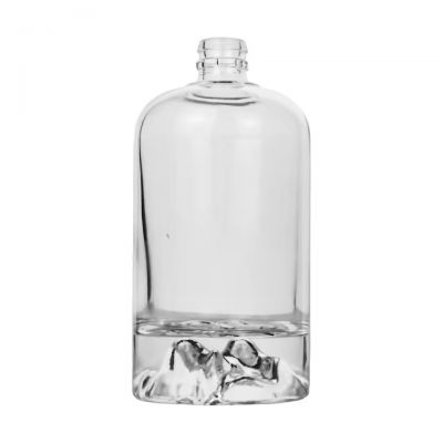 Wholesale 500ml Wine Glass Bottle Decanter Empty for Liquor Spirits Whiskey Packaging Glass Mountain Bottle