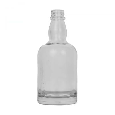 Manufacturers Produce 275ml Transparent Liquor Glass Bottles Wholesale Supply Crystal White Material Silk Mouth Whiskey Bottles