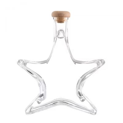 Custom Color 750ml Glass Bottle for Beverages for Tequila Brandy and Energy Drinks with Durable Rubber Stopper