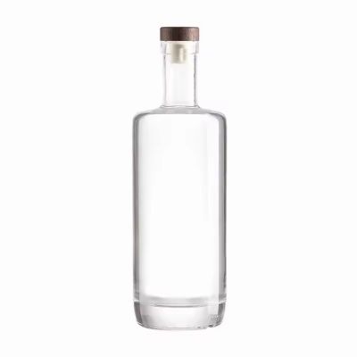 Cork-Sealed Crystal Glass Bottle for Liquor Vodka Gin Whiskey Mojito Spirit Brandy Energy Drinks Use Including Tequila