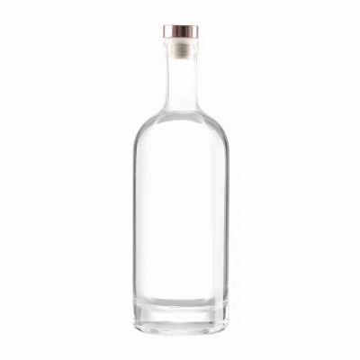 Wholesale Round Glass Bottles for Vodka Tequila Brandy Energy Drinks-200ml 500ml Sizes with Corks