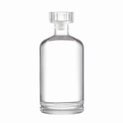Top Grade 500ml Glass Vodka Bottles with Cork Seal Private Label for Beverage Producers for Tequila and Brandy