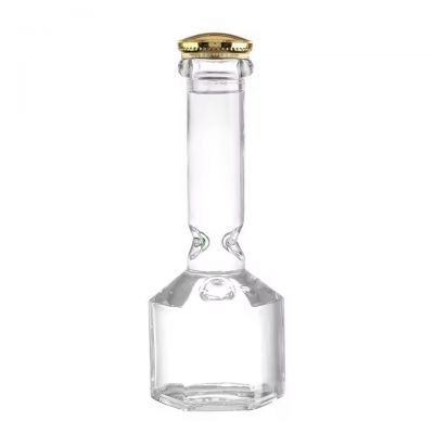 High Quality 500ml Glass Bottle Rubber Stopper for Vodka Liqueur Whiskey Tequila Brandy Energy Drinks Screen Printing Surface