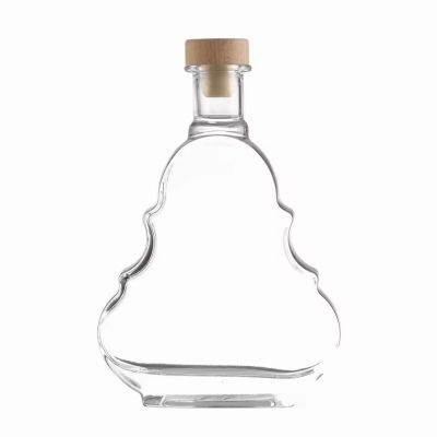 Bar Club 750ml/1000ml Glass Water Bottle Screw Cap for Vodka Whiskey Liquids Tequila Diffusers Cork Glass Lid Sealing Options
