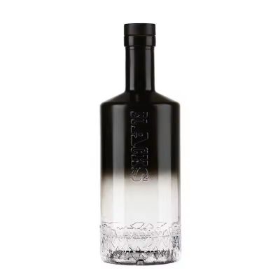 Round Brandy Tequila Spirit Glass Bottle Customized Cork Stopper for Branding Packaging Available Wholesale