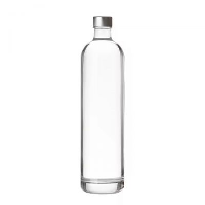High-Quality Customizable Crystal Factory Direct Sale Round Empty 500ml & 750ml Whiskey Glass Liquor Water Bottle