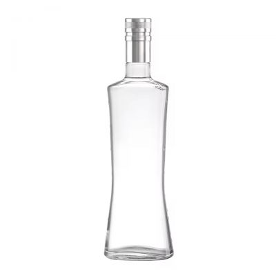 High End OEM/ODM Shape Design Private Label Brandy Tequila Thick Bottom Transparent Glass Vodka Bottles for Winery