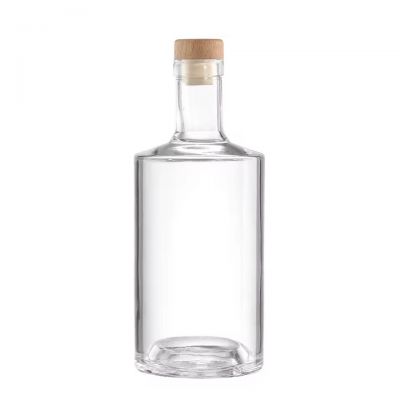 High Quality Glass Bottle 500ml Glass Spirits Bottle Vodka Glass Bottle With Customized Stopper