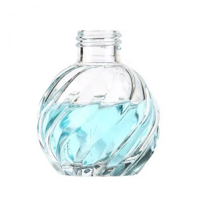 Luxury Pineapple Shape 100ml Empty Fragrance Aroma Diffuser Bottle With Lid and Stick for Home Decor
