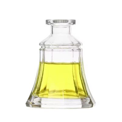 Unqie Design Transparent Mini Capacity 50ml Car Air Freshener Home Fragrance Essential Oil Reed Diffuser Bottle for Sale