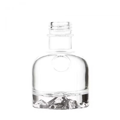 Underwater Glaciers Customized Art Bottom Transparent 20ml 30ml 50ml 100ml Glass Reed Diffuser Bottle for Luxury Perfume