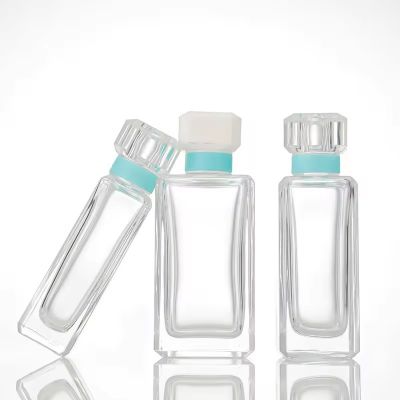 Hot Sale on Stock Thick Bottom Empty 30ml Perfume Bottle Simple Design Custom Color Logo Factory Square Perfume Bottle