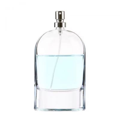 Refillable Empty Transparent Custom LOGO Printing 20mL 30mL 50mL 100mL Glass Perfume Bottle With Sray Pump