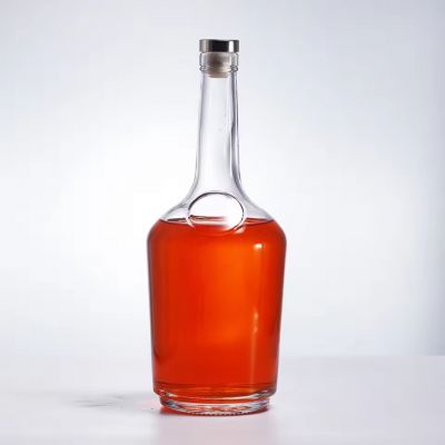 Cheap High-quality 1000ml Large Capacity Long Caliber Wine Bottle Whiskey Vodka Red Wine Wine Fruit Wine Storage Glass Bottle