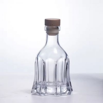 Luxury Frosted Alphabet Shaped Glass Bottle Customized Personalized Gift Promotion for Liquor Unique and Exclusive Design