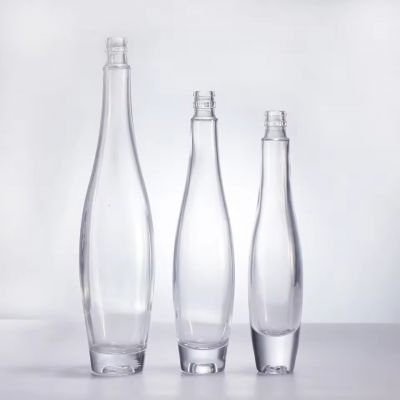 Wholesale Glass Wine Bottle Cork Lid 12oz 100ml 180ml 280ml 500ml Sizes Screen Printing for Wine Sparkling Wine Juice Tequila