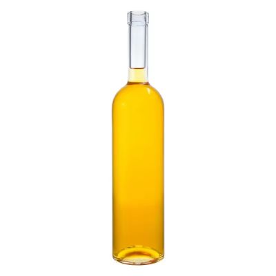 Long Neck 750ml Glass Spirit Bottle with Bar Top