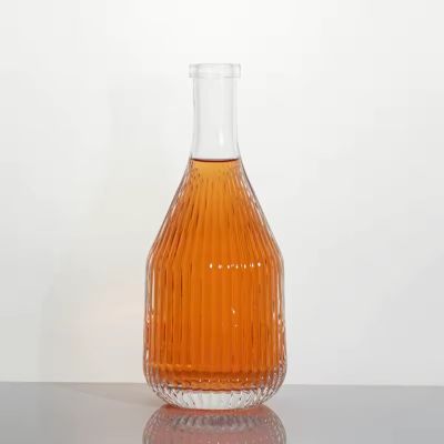 Wholesale Empty 500ml Juice Drink Glass Bottles With White Tamper Proof Cap Spirit Whisky Vodka