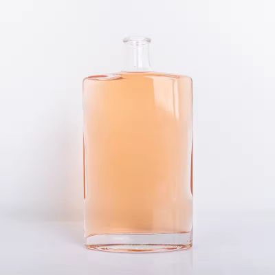 Wholesale Empty Juice Drink Spirit Whisky Vodka 500ml Glass Bottles With White Tamper Proof Cap