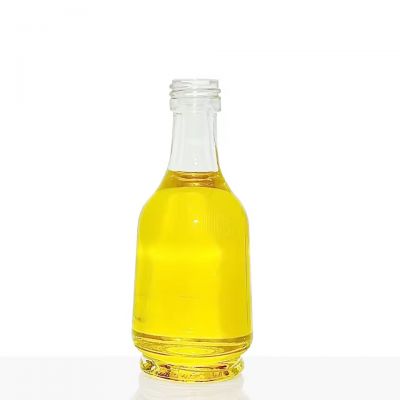 Custom Super Flint Glass Liquor Bottle with Hot Stamping 500ml Capacity