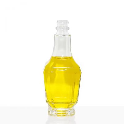 100ml Glass Bottle Super Flint Glass Custom Tequila Brandy Whiskey Gin Liquor Spirits Glass Containers