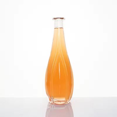 750ml Round Glass Spirits Bottle Empty Whisky Vodka Liquor Glass Bottle