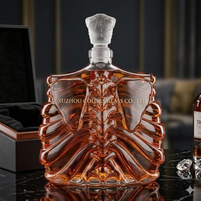 950ml Cylinder Glass Bottle for Whisky, Vodka and Liquor