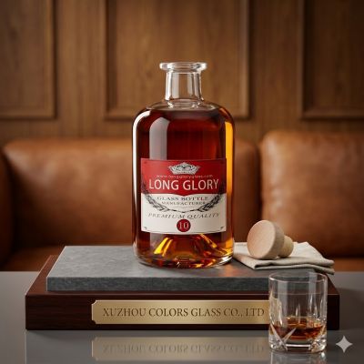 Custom Glass Liquor Bottles 375ml 500ml 700ml