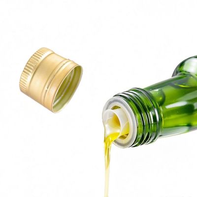 31.5x24mm Food-Grade Plastic Pourer Insert Spout for Olive Oil Glass Bottle Closure
