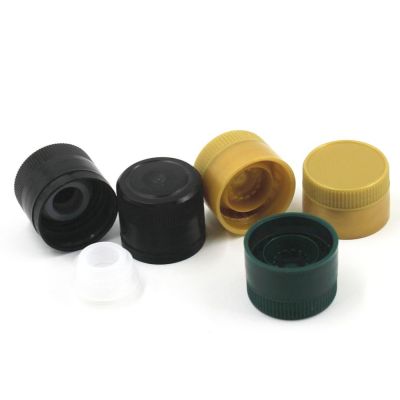 Wholesale Cooking Oil Bottle Cap 31.5x24mm Pilfer-Proof Plastic Olive Oil Bottle Cap with Plastic Pourer Insert