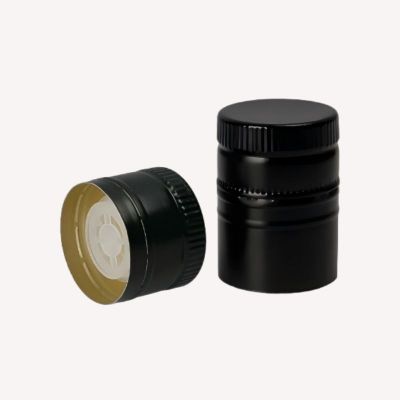 Custom Child-Proof 31.5mm Olive Oil Bottle Aluminum Cap with Plastic Inner Plug
