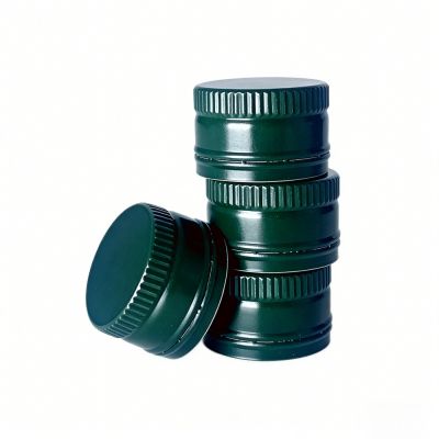 Aluminum ROPP Screw Caps for Olive Oil and Spirits Glass Bottles