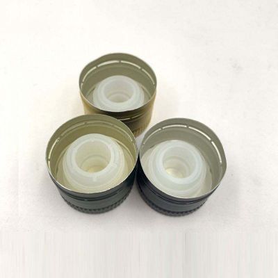 Wholesale 31.5x24mm Aluminum ROPP Screw Cap with Pourer for Olive Oil Glass Bottles