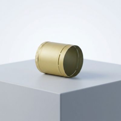 Wholesale Luxury Golden Aluminum-Plastic Bottle Cap Screw Thread Metal Closure for Olive Oil Glass Bottles
