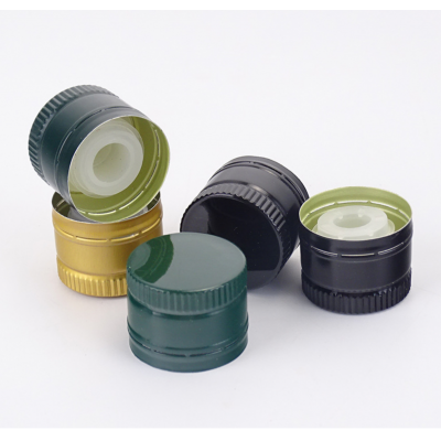 Wholesale Aluminum-Plastic Bottle Cap Metal Closure Suitable for Olive Oil and Wine Glass Bottles